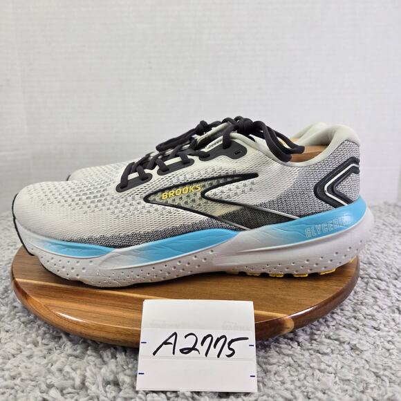 Brooks Glycerin 21 Coconut Forged Iron Yellow Athletic Road Running Shoe Men 12D - Picture 1 of 13